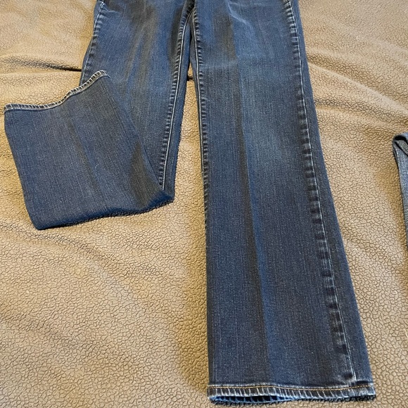Lands End boot cut blue jeans - Picture 5 of 6